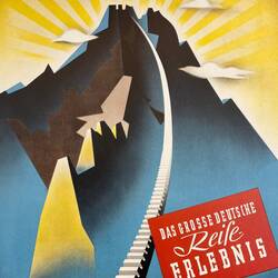 Werbeplakat der alten Zahnradbahn