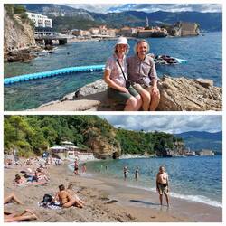 View of Old Town / On the beach