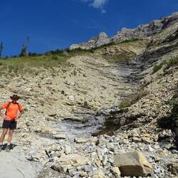 Waterfall not running but still an impressive view