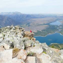 Middle and lower Waterton Lake