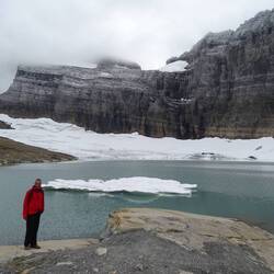 Grinnell Upper Lake and Glacier
