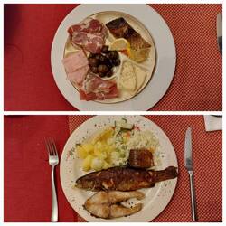 Dinner; first course / second course!