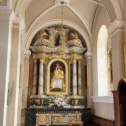 One of the side altars of St. Peter and Paul's Church in Panevėžys