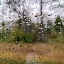 My view out if the window isn't quite as bad, but the camera can only focus in the rain drops 😃