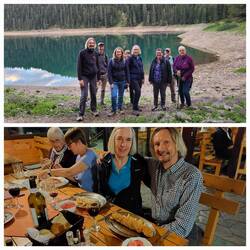 A bunch of walkers / Dinner