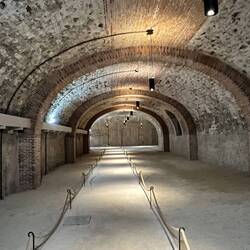 Cellars at Champagne museum