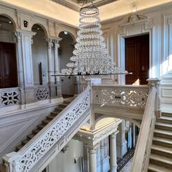 Staircase at Champagne museum