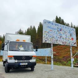 Der Polarkreis in Schweden