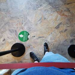 Wenn's was zum Anstehen gibt, bin ich vorne mit dabei!