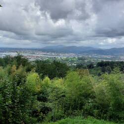 Looking back towards Hondarribia
