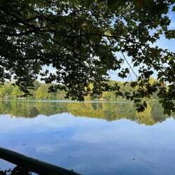 The lakes were enormous