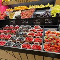 The berries and fruit generally was divine