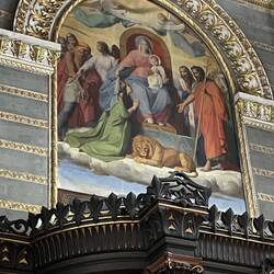 Only fresco in the Basilica