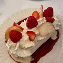 Vacheron, glacè, chantilley and fruit