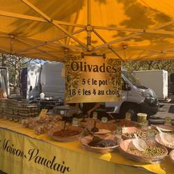 Sunday market across the street