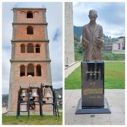 Bell Tower / Nicola Tesla Statue