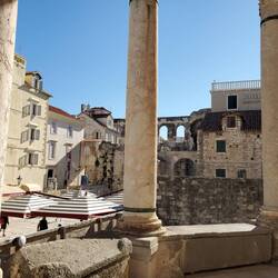 A view from besides Saint Domnius Cathedral