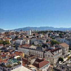 A northerly view of Saint Domnius Bell Tower