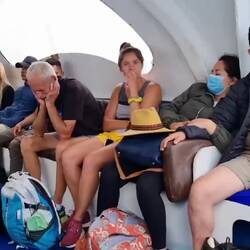 Die anderen Passagiere haben auch einen Riesenspaß 😅