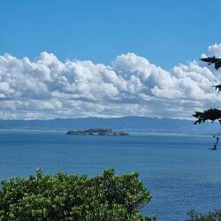 Das Gefängnis Alcatraz.