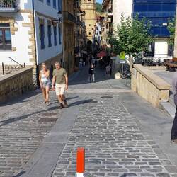 Narrow street of Getaria