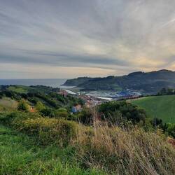 Leaving Zumaia towards Deba