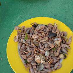 Garnelen bitte selber puhlen