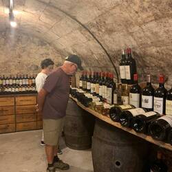 Viewing the Bordeaux wines