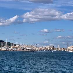View of the Cap from the end of Jetée Richelieu