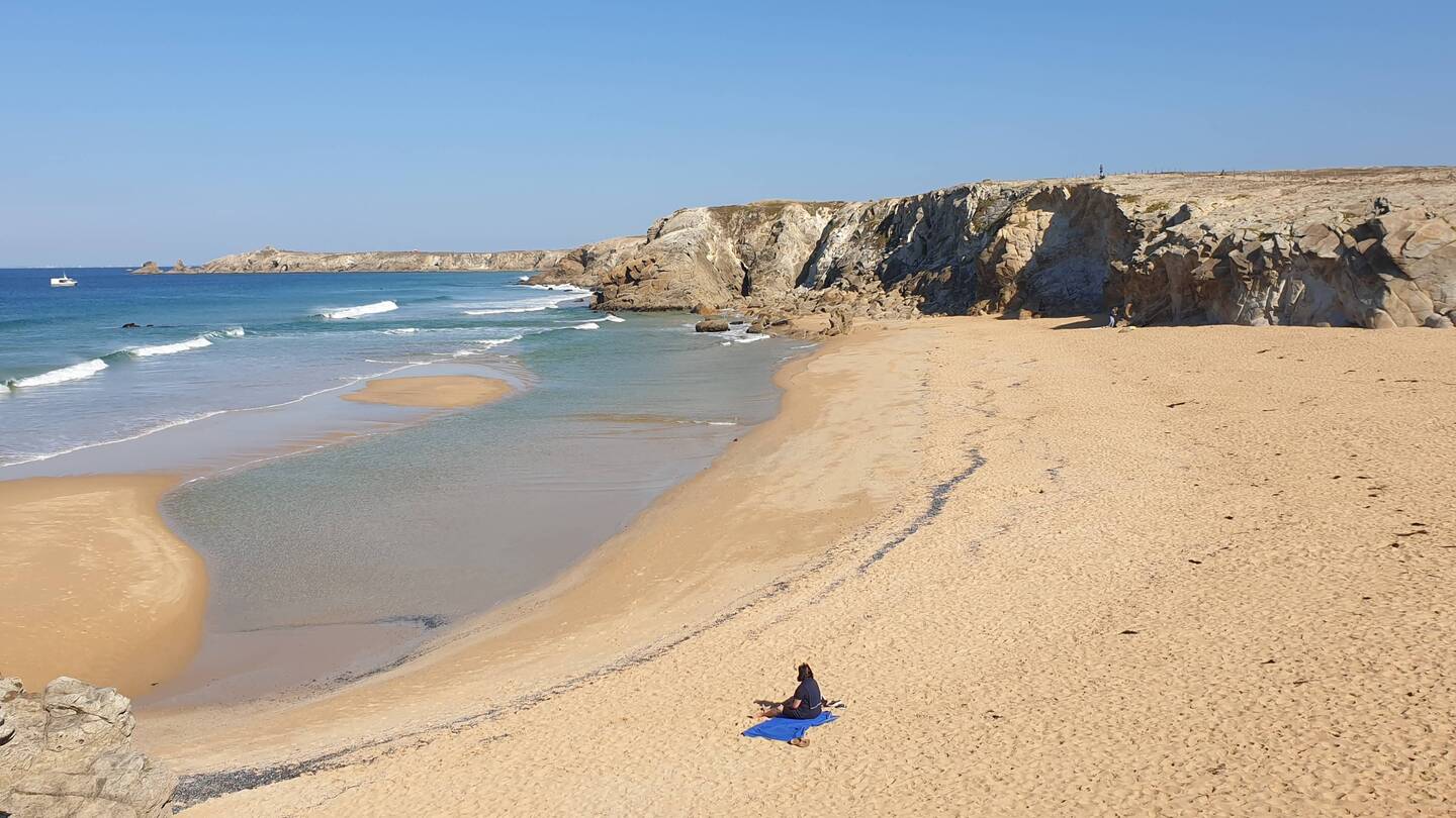 Traumstrand an der Westküste der Insel 🏝