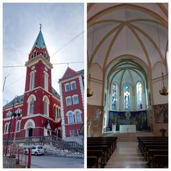 Church of St Anthony of Padua: Roman Catholic, rebuilt 1912