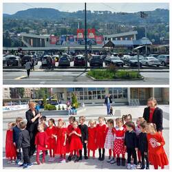 Outside the old 1984 Winter Olympics venue