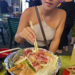 Our BBQ plate - it was pretty tasty