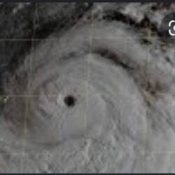 Actual satelite image of super typhoon Noru - its a big one!