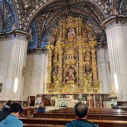 Chapel where pilgrim mass was held