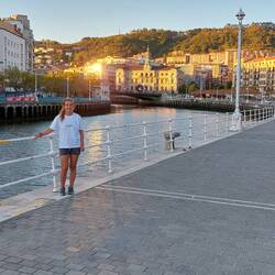 Evening in Bilbao with Amy