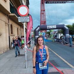 …and after the race...