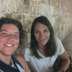 Lara and me while sightseeing in Dubrovnik