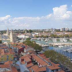 Blick vom Riesenrad auf La Rochelle 🎡