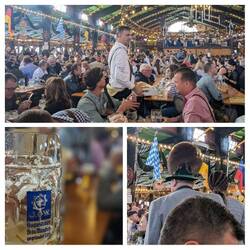 Scenes from the Augustiner tent