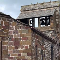 Bell tower at Saint-Christophe-sur-Dolaison