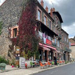 Lovely bar where we had a much needed break including coffee and biscuits