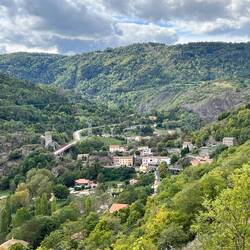 Monistrol D'Allier below us