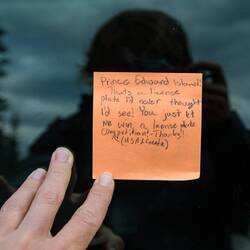 We thought this was a parking ticket / wir dachten, dass das ein Strafzettel war...