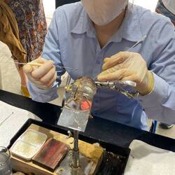 "Nucleating" the oyster to produce pearls