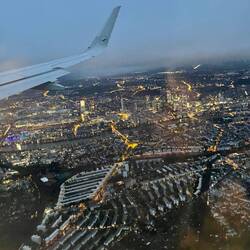 Anflug auf Frankfurt