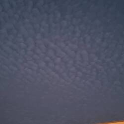 The clouds in the wind