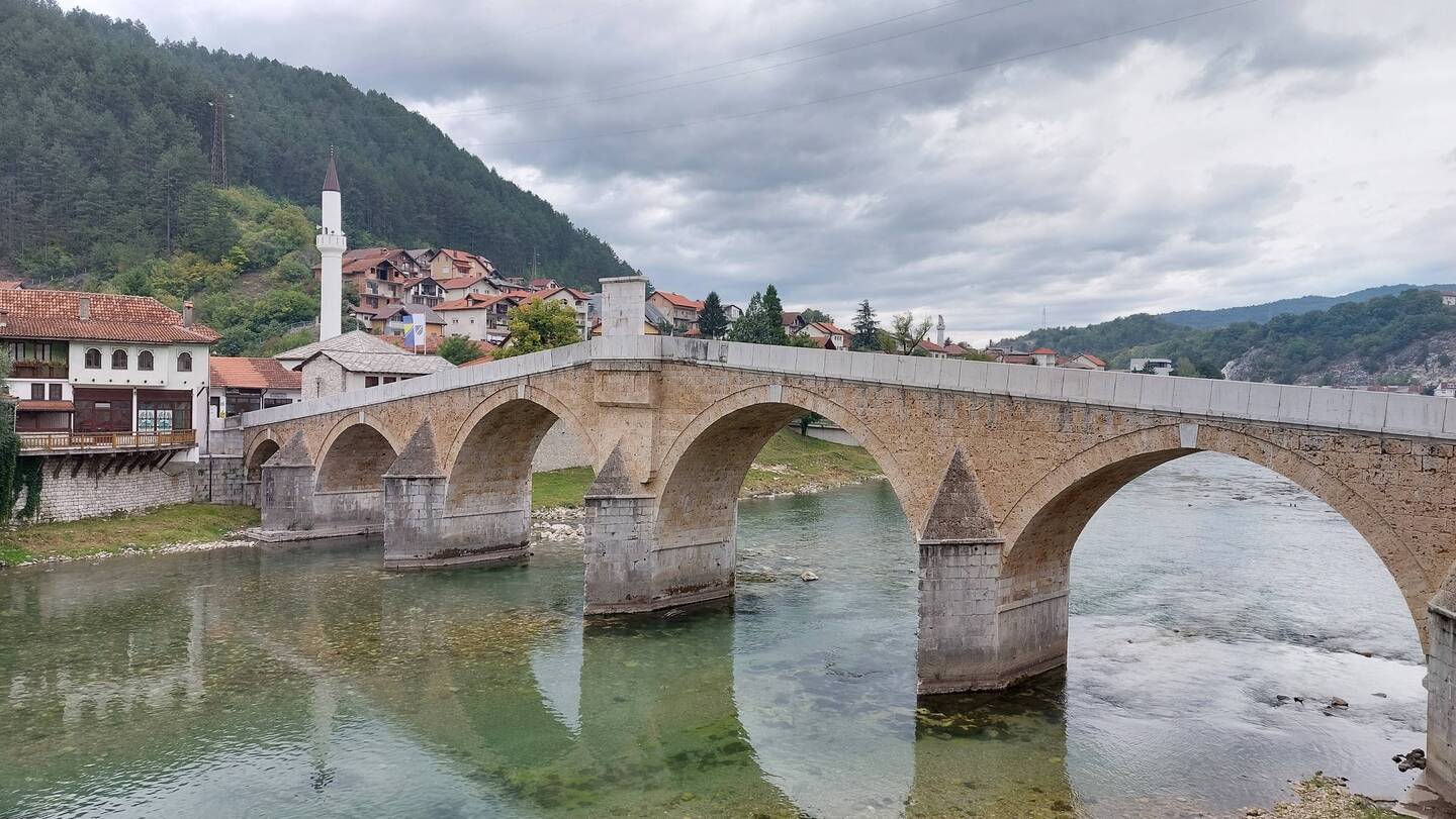 Konjic,; The Old Stone Bridge