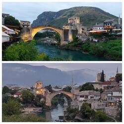 Stari Most from both sides