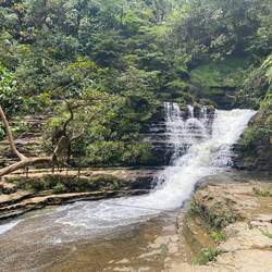 Mindre vandfald lige inden det store vandfald